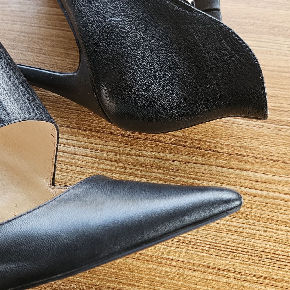 Jessica Simpson Black Women's Heels With Side Zip Size 7.5 - Picture 10 of 15